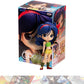 Banpresto Launch [A]: 14cm Q Posket Mini Statue Figurine Bundled with 1 A.C.G. Compatible Theme Trading Card (17436)