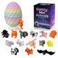 15 Pcs 3D Printed Mini Animals - Mystery Pack Articulated Figurines Fidget Toy with Funny Eyes, Over 400 Random Design 3D Printe