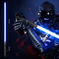 CVCBSER FX Dueling Lightsaber RGB 16 Colors Changeable Premium Aluminium Alloy Hilt Light Saber with 12 Mode Sound Force Lightsa