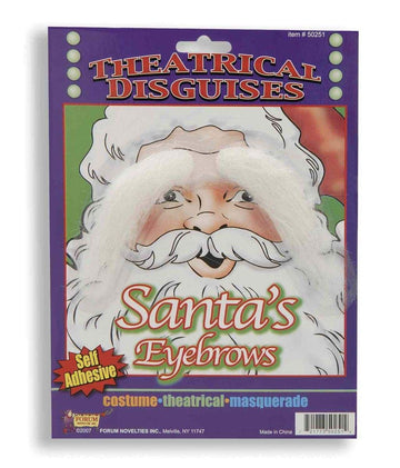 Forum Novelties, Santa Eyebrows Costume Accessory, One Size, Multicolor