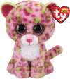 Ty Beanie Boos Lainey Leopard Stuffed Animal, 15cm, Multicoloured, Model 2005076, Polyester