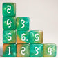 10 Pc D6 Dice 16Mm Acrylic Dice Set For Rpg Mtg Dnd Dice Table Games And Board Games (Green+Coffee)
