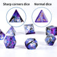 OriCraft Dark Magic Dice DND Dice Set Dungeons and Dragons Polyhedral Role Playing Gaming Dices Black Underwater World D20 Dice