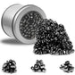 Luckyrao Ferrite Putty,Black Over 500 Weak Magnetic Ferrite Stones, Satisfying Magnet Rocks Desk Toys for Office and Fidget Toys