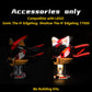 BrickBling LED Lighting Kit for Lego Sonic The Hedgehog, Red, Compatible with Lego 77000 Play Set, ABS Material