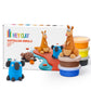 HEY CLAY Colorful Modeling Air Dry Clay for Kids 6 cans with Fun Interactive Instructions App - Kids Activities Age 3+ (Australi