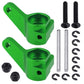 HobbyPark Aluminum Front Steering Blocks Upgrade Parts for 1/10 Traxxas 2WD Slash, Rustler, Stampede, Bandit, Replace 3736, Gree