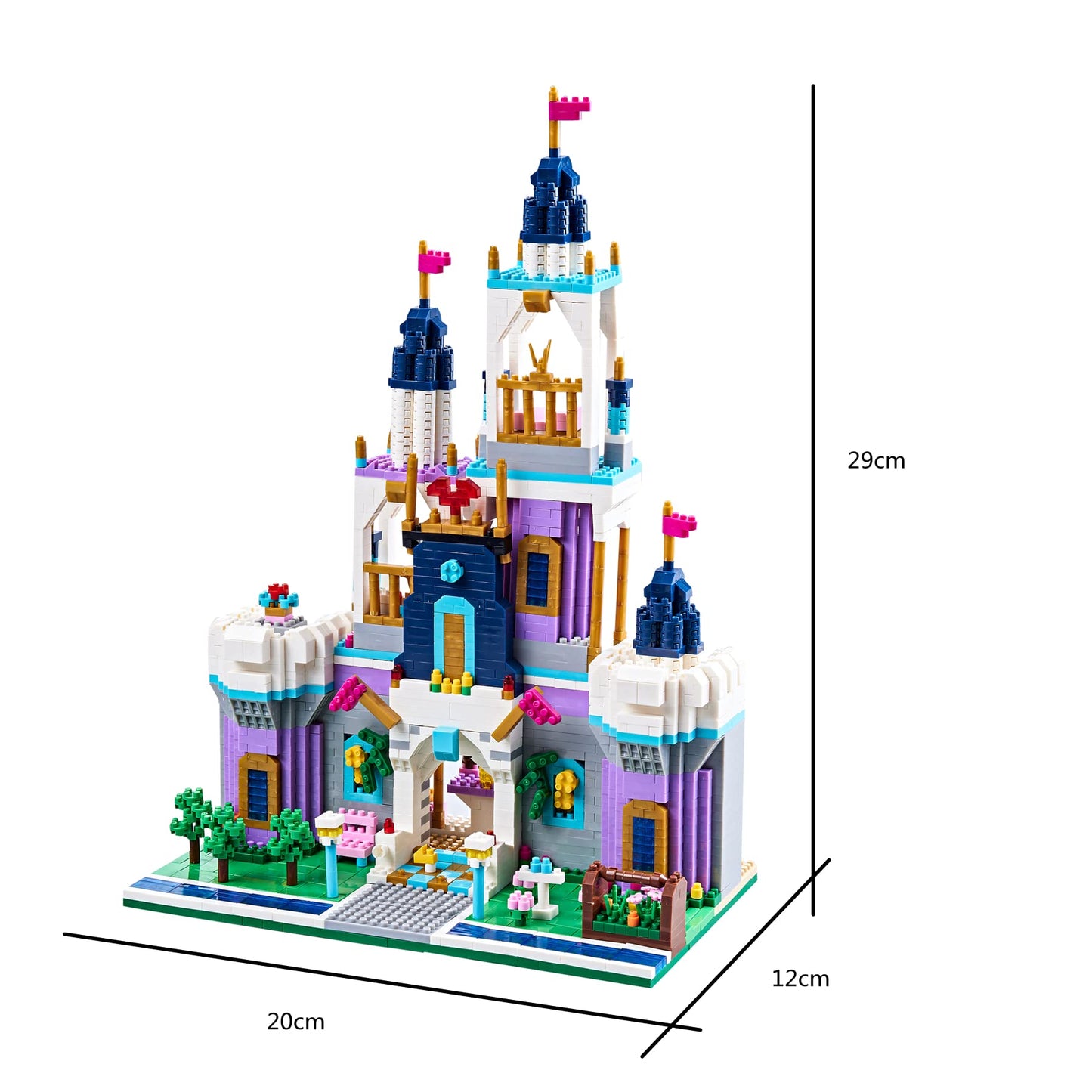 Kadablk Architecture Micro Blocks Building Castle Sets,2800+ Pcs, Mini Bricks Building Blocks For Adults And Teens
