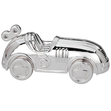 Reed & Barton Race Car Silverplate Bank, 2.25 Lb, Metallic