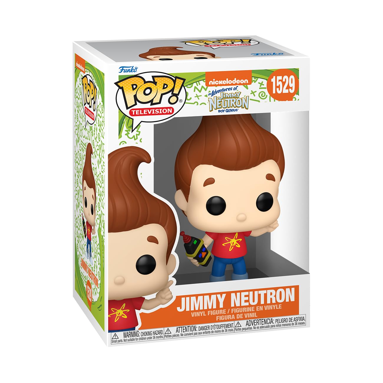 Funko Pop! Tv: Nick Rewind - Jimmy Neutron - Nickelodeon Slime - Collectable Vinyl Figure - Gift Idea - Official Merchandise - For Kids & Adults - Ad Icons Fans - Model Figure For Collectors