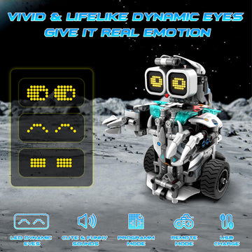 Stem Building Toys For Kids 6-14, Remote & App Controlled 3In1 Stem Dinosaur Motorcycle Robot Building Kit For Kid With Music Sp
