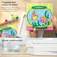 Arteza Kids Water Creatures Painting Kit, 4 Canvases 8 X 8 Inches, 24 Acrylic Paints, 4 Paint Brushes, 4 Palettes, Kids Activities Ages 6 And Up