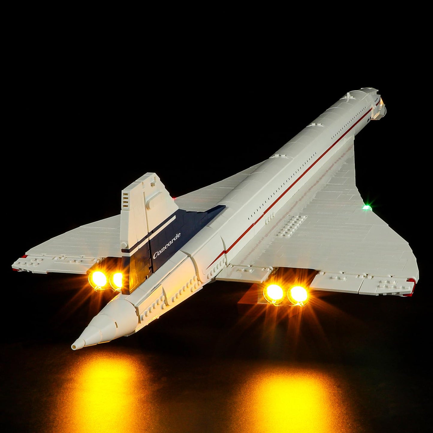 Yeabricks Led Light For Lego10318 Icons Concorde Building Blocks Model (Lego Set Not Included)