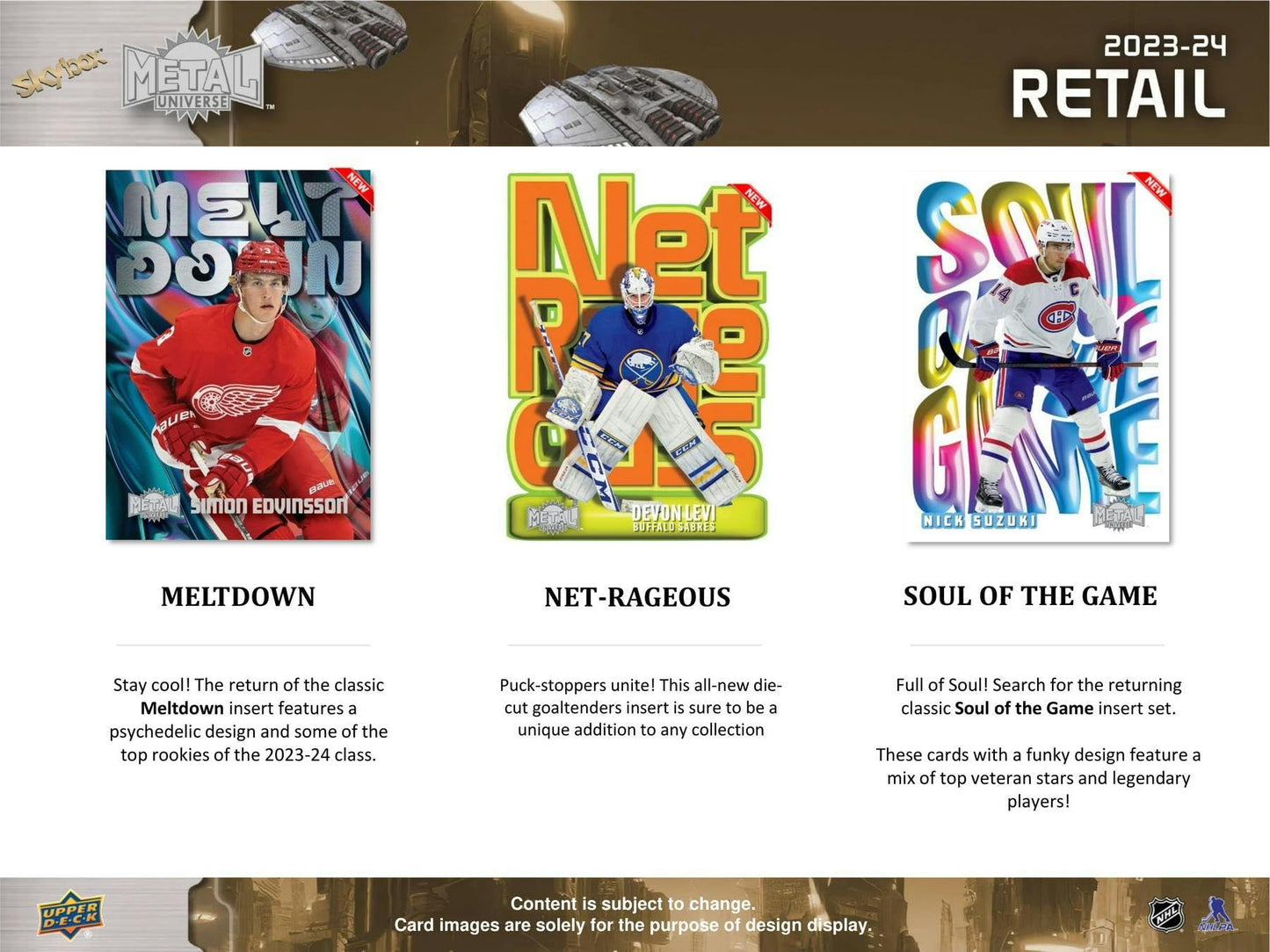 Upper Deck Skybox Metal Universe 2023-24 Hockey Card Blaster Box