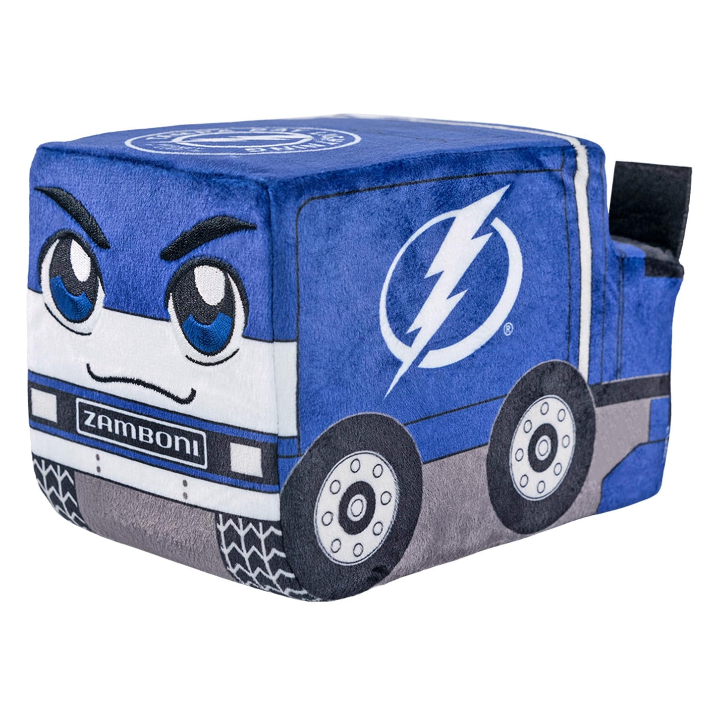 Bleacher Creatures Plush Zamboni 7" - Tampa Bay Lightning, Soft Crystal Velboa Polyester, Model K8-NHZ-TBL-ZAM