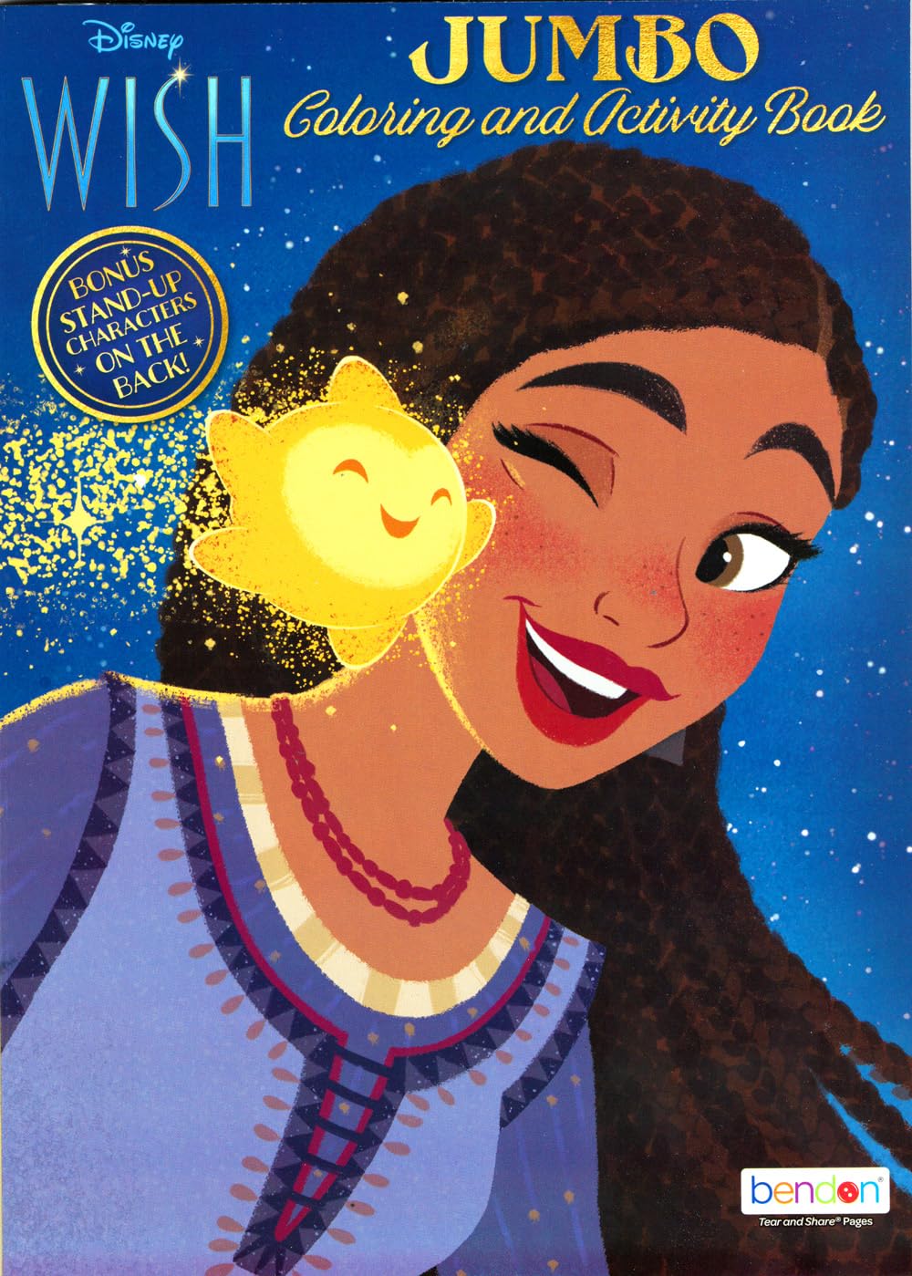 Disney Wish Coloring Book and Sticker Activity Set for Kids - Bundle with Disney Wish Book, Wish Imagine Ink, Wish Play Pack, St