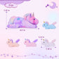Ikasa Mommy Unicorn Toys For Girls Age 4-6,Mom And Baby Stuffed Animal Plush Toy,Small Family Set Toy With Little Babies,Gifts For Kid (Unicorn,18')