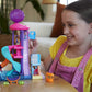 Polly Pocket Outdoor Toy - Pollyville Super Slidin Water Park Playset with 2 Micro Dolls & Accessories, Multi, Model GNG65, Taille unique