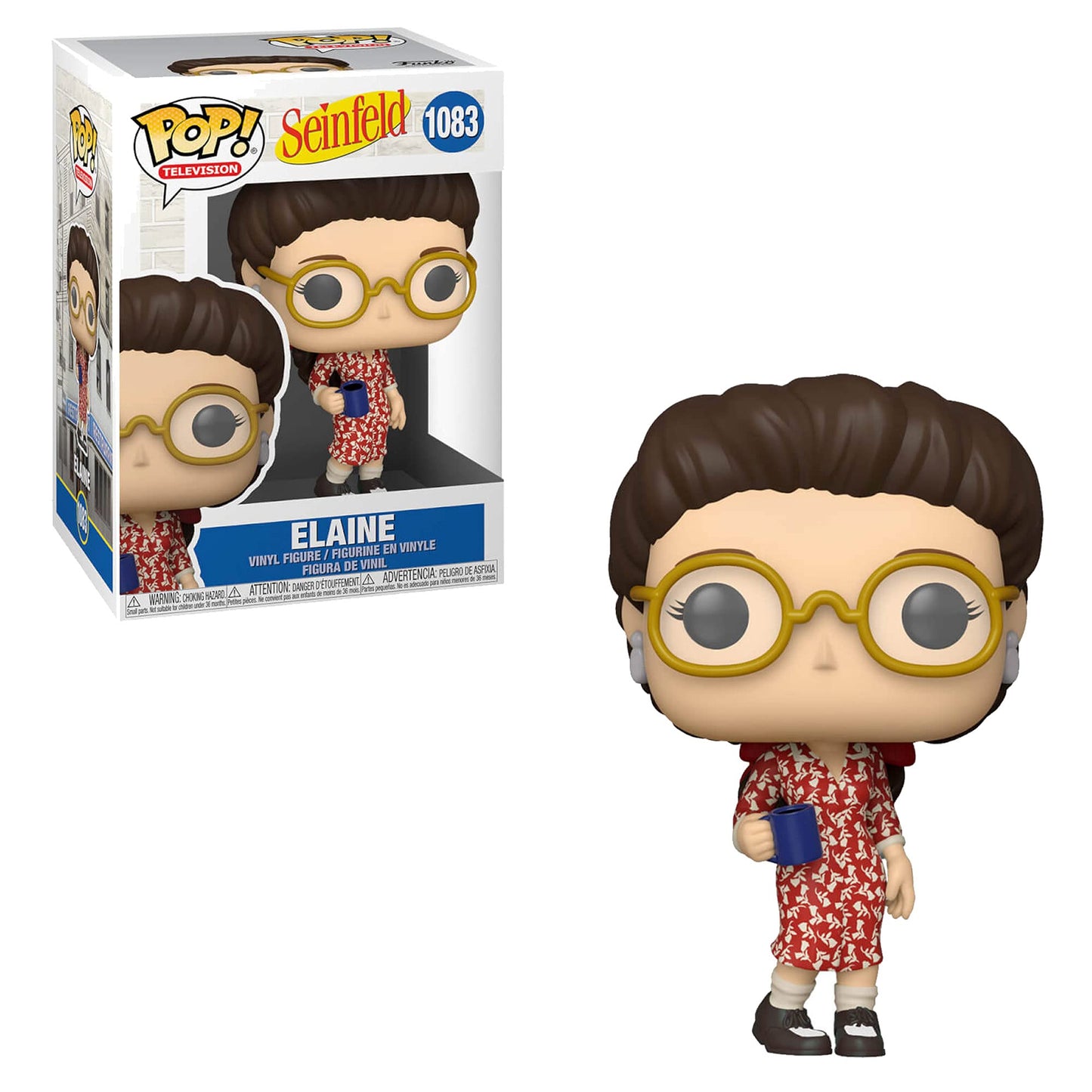 Funko Pop! TV Seinfeld Elaine in Dress Vinyl Figure - 3.75 inches, Multicolor, Model 54004