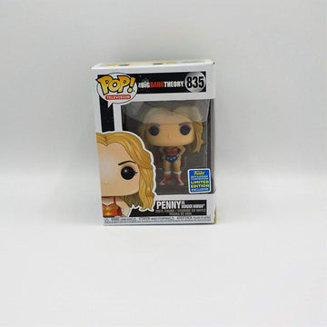 Funko Pop 2019 Sdcc Summer Convention The Big Band Theory 835 - Penny As Wonder Woman