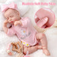 Spicimomo Realistic Reborn Baby Dolls, 18-Inch Lifelike Newborn Girl Doll With Feeding Toy Set, Gift For Kids 3+