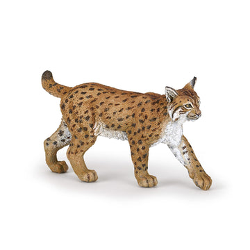 Papo - Lynx - Realistic Plastic Figurine - 3 Years Old - Wildlife - Hand Painted - Accurate And Realistic Details - Durable And Educational - Children'S Toy - Gift Idea - Lynx Figurine - Wild Cat Toy