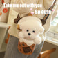 Xerun Cute Dog Stuffed Animals?Premium Plush Puppy Stuffed Animal With Backpack 10 Inch Stuffed Dog And Bag Gift For Kids(Color: