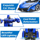 Amenon Remote Control Transform Car Robot Toy For Boys Teens Christmas Toys With Lights Rc Car 2.4Ghz 1:18 Rechargeable 360Rotat