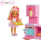 Rainbow High Littles Dessert Shop Playset + Small Doll (Pink 5.5, Make Ice Cream And Sweets, Kids Gift 4+