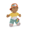 Fastening Dolls Hispanic Boy