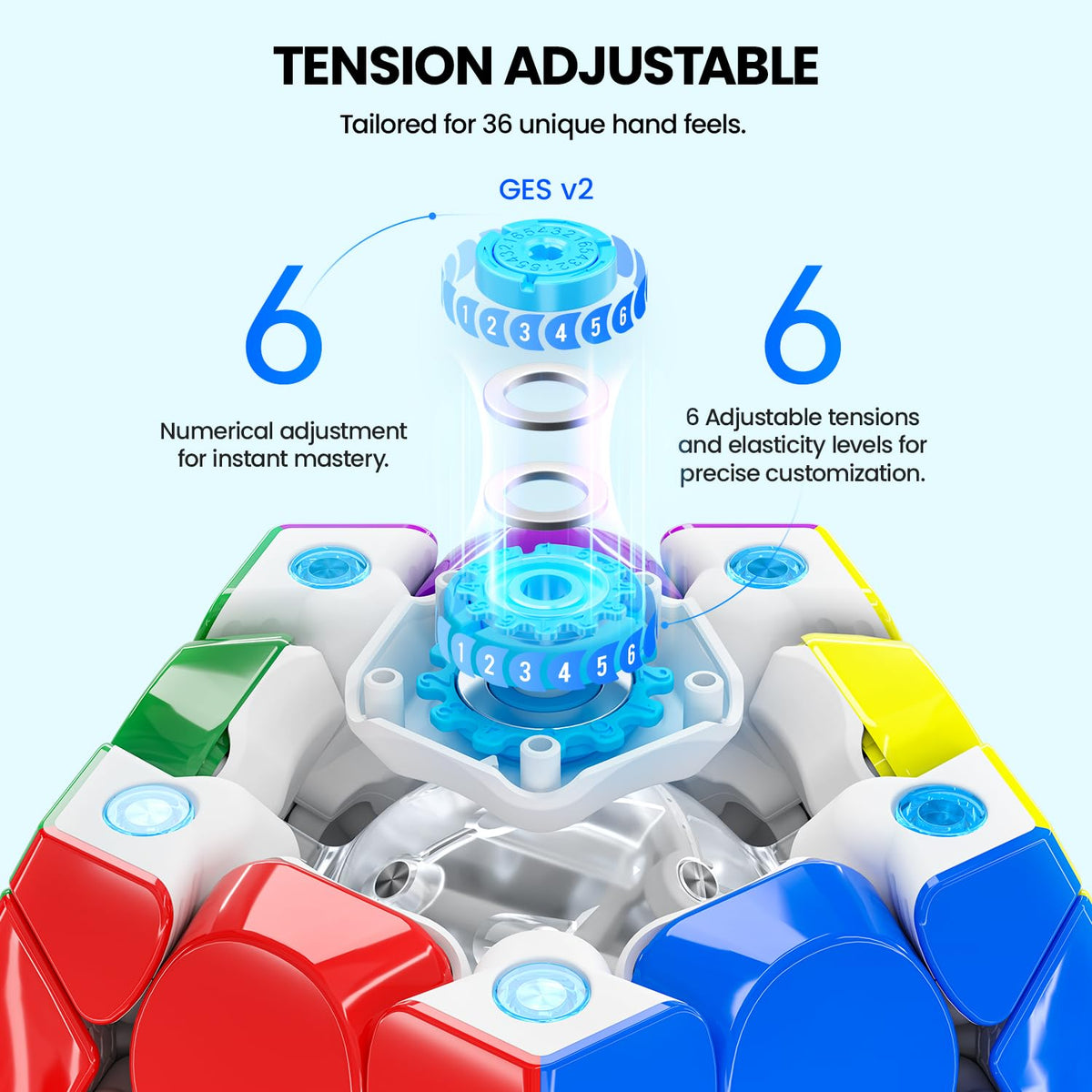 Gan Megaminx Maglev, Pentagonal Magnetic Speed Cube With 160 Magnets ...