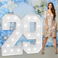 Marquee Numbers Large 29Th-Birthday Decorations: 4Ft Light Up Number Party Decor 92 Year Old Women And Men Birthday Decoration B