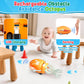 Dancing Squid Baby Toy, Electric Crawling Octopus Tummy Time Toy, Rechargeable Magic Dancing Music Squid Baby Toys for 3 4 5 6 Y