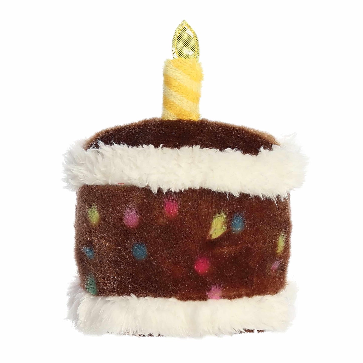Aurora® Choco B'day Cake™ Plush Stuffed Animal - Brown, Small, 5 Inches, Collectible for Kids & Adults, Model 34074
