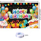 Balloon Cake Birthday Paty Backdrop Balloon Cake Happy Birthday Banner Balloon Cake Photography Background For Home Decorations