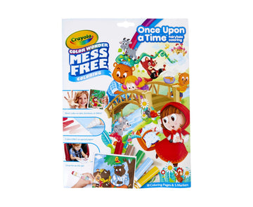 Crayola Color Wonder Fairytales (18 Pages), Mess Free Coloring for Kids & Toddlers, Kids Gifts, Invisible Ink Markers, Ages 3+