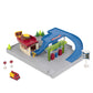 Driven By Battat Kids Gas Station & Drive-Thru Restaurant Playset With Food Truck - Toddler Boy Toys With Moving Parts - Compatible With Pocket Series Tracks - Toddler Toys