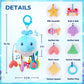 Jollybaby Plush Stuffed Activity Pull String Hanging Toys For Stroller Car Seat Crib Or Gym, Montessori Sensory Carseat Toy For Baby 0-3-6-12-18 Months, Whale Toy For Infant Baby Boy Girl Gifts