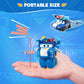 Super Wings Transformable Toys, 2 In Lucie Robot Transforming Action Figures, 2-In-1 Mode Robot Toys For Boys Girls 4-6 6-8, Fun