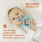 MIRALOOP Teething Toy - Food Grade Silicone Rocking Teether for 0-18 Months, Odorless, Milk White