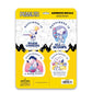 Peanuts Happiness is Adhesive Vinyl Decals - Heartwarming Peanuts Sticker Set with Snoopy and Friends