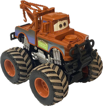 Movie Cars 3 Giant Wheels Cars 1:55 Diecast Vehicles Toys Set Oversized Children Car Toy (Big Tire Mater)