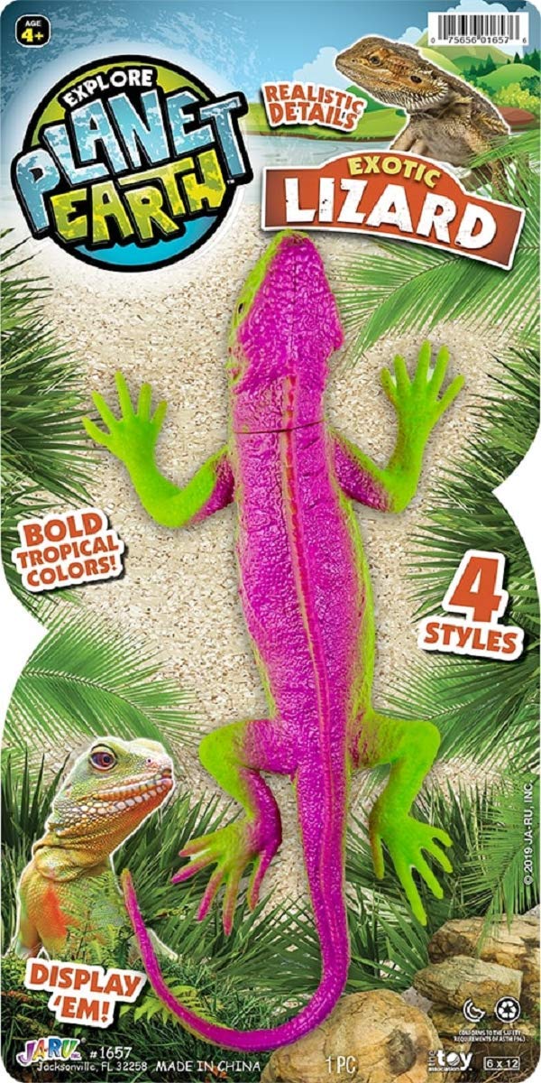 Zoofy 1657 Planet Earth Exotic Lizard, 12-inch Length
