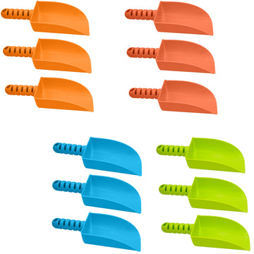 12 Pack Sand Shovel for Kids Bulk, Heavy Duty Plastic Sandbox Shovels - Great for Planting, Party Favors, Group Acitivity, Toddl