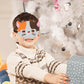 Jtnohx Felt Animal Masks, 10 Pcs Halloween Mask, Animal Costume For Birthday Party Supplies (Cat Mask)