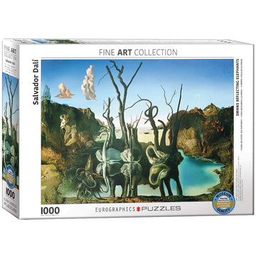 Eurographics Salvador Dal   Swans Reflecting Elephants Puzzle (1000 Piece) (6000-0846) , White