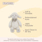 Mon Ami Lafayette The Lamb Stuffed Animal 12”, Soft Cuddly Sheep Plush, Farm Animals, Use As Toy/Nursery Room Décor For Kids Of All Ages, Great S
