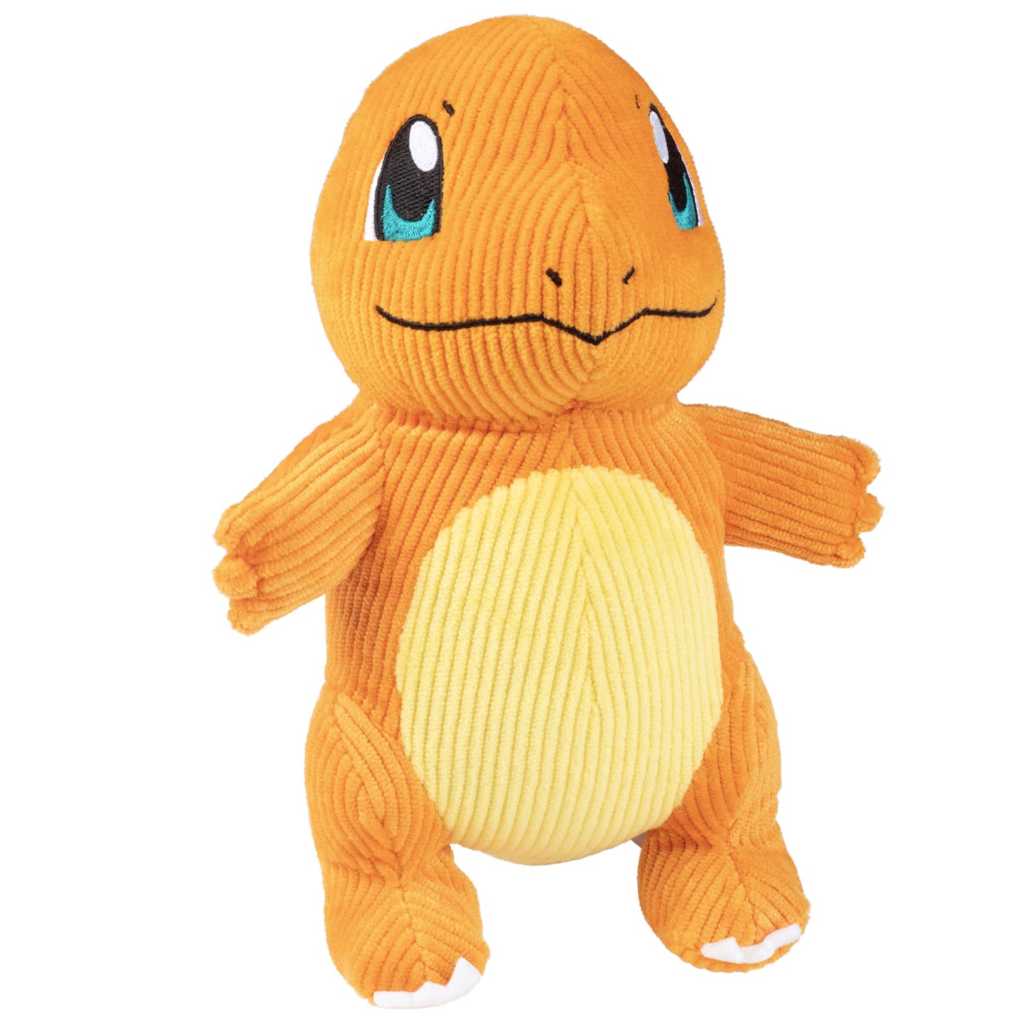 Pokémon 8' Charmander Corduroy Fabric Plush - Officially Licensed - Quality Authentic & Soft Corduroy Stuffed Animal Toy - Limited Edition - Great Gift For Kids, Boys, Girls & Fans Of Pokemon