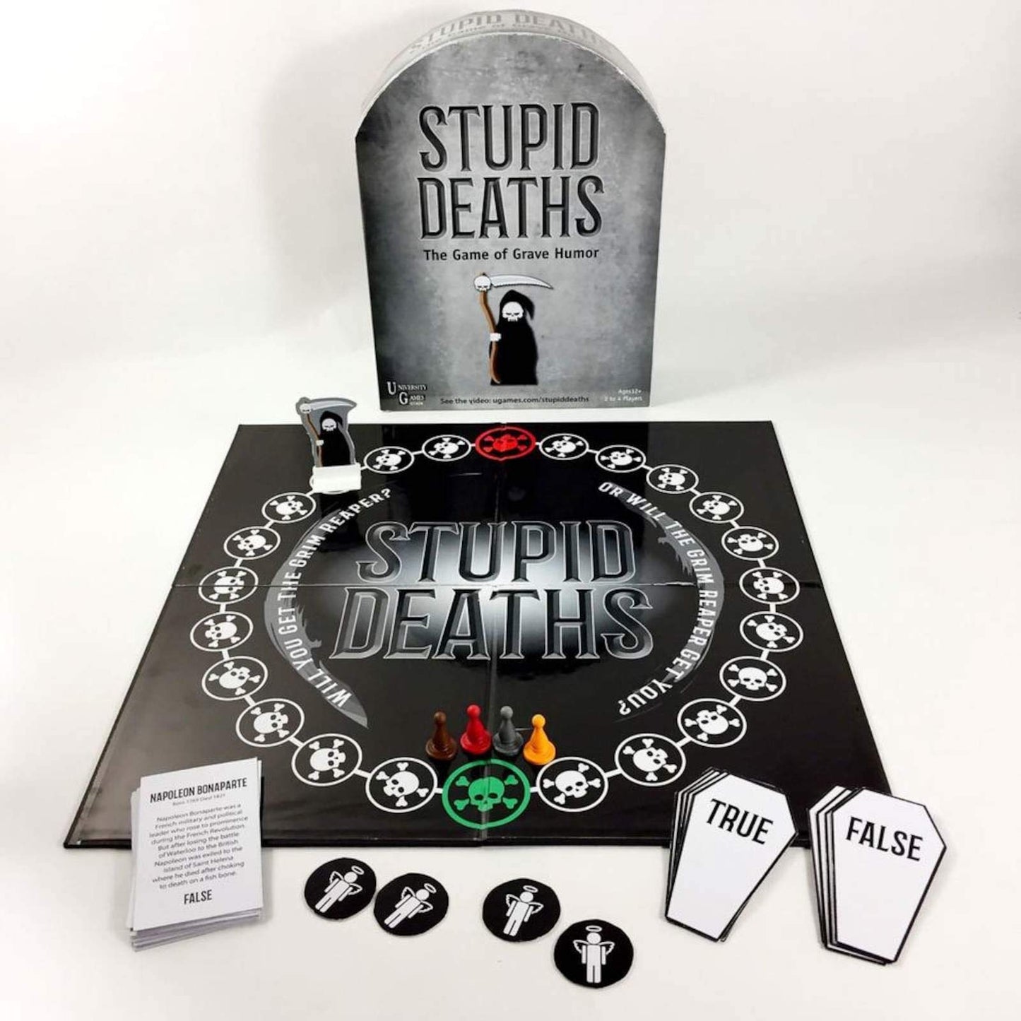 University Games Stupid Deaths Board Game