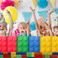 Yotnus ???? ?????? Building Block Party-Favor-Gift-Bags, Small Gift Bags With Handles, For Building Block Birthday Party Baby Sh
